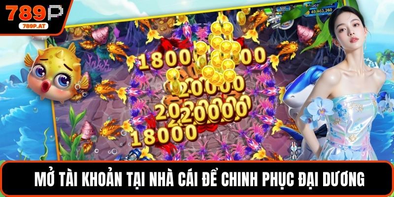  Mở tài khoản tại nhà cái để chinh phục đại dương